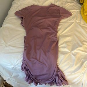 Purple Open back dress!